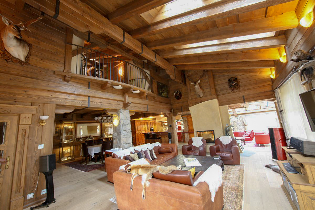 Luxusná alpská chata - interiér